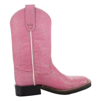 Tuffrider Kids Pink Glitter Western Boots
