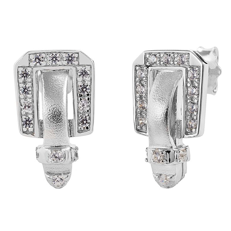 Kelly Herd Buckle Earrings