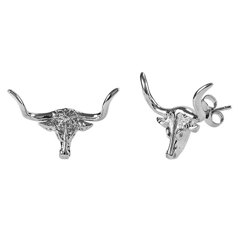 Kelly Herd Post Back Longhorn Earrings