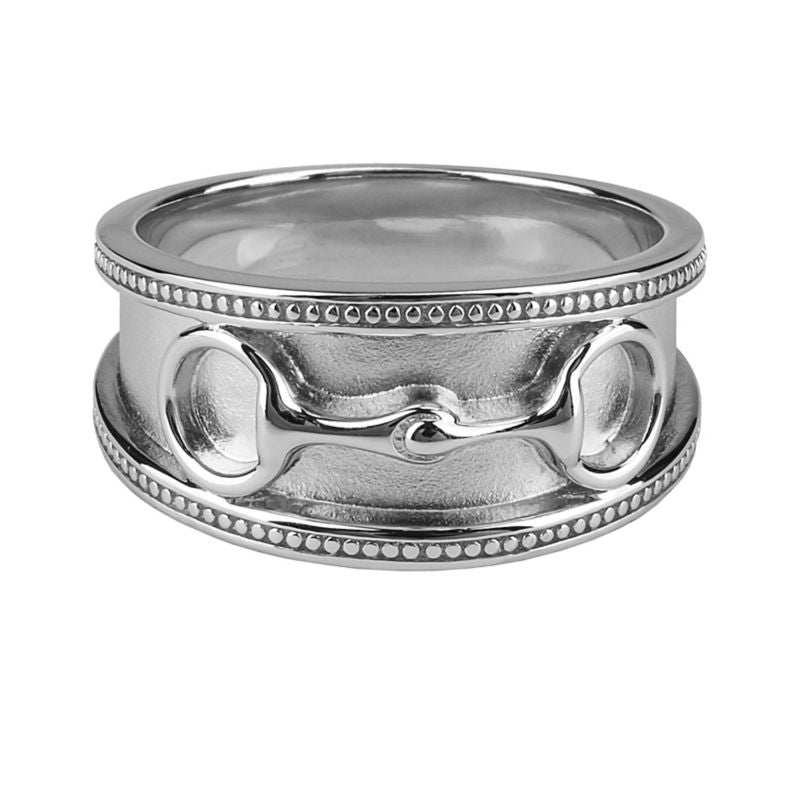 Kelly Herd Wide Band Eggbutt Bit Ring