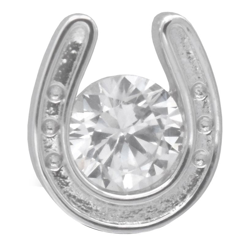 Kelly Herd Horseshoe Stud Tie Tack