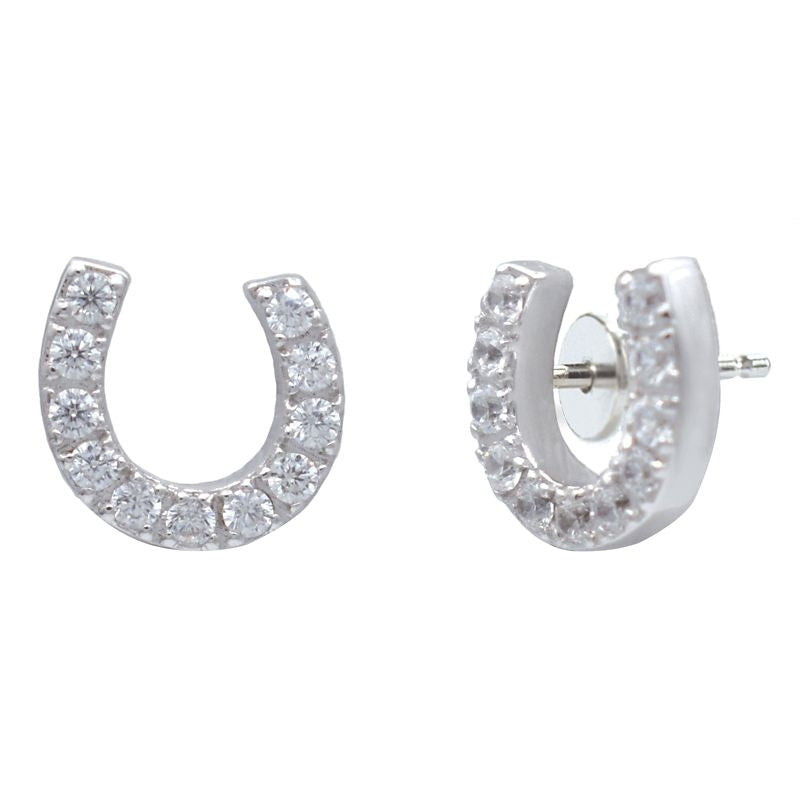Kelly Herd Offset Horseshoe Earrings