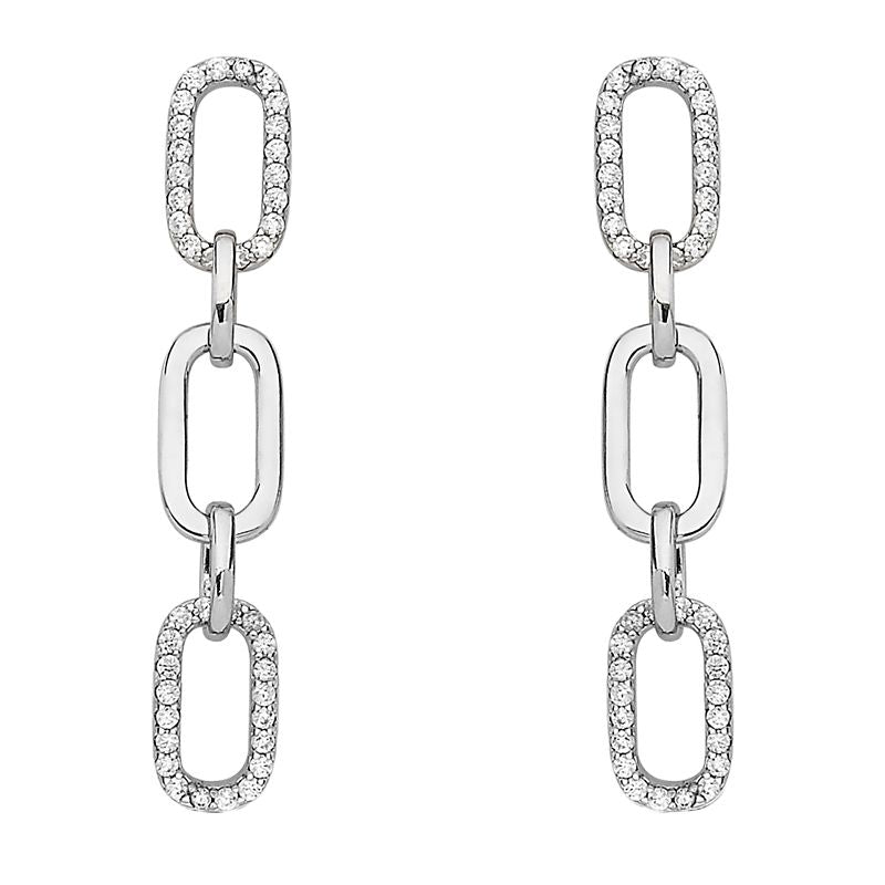 Kelly Herd 3 Link Paper Clip Earrings