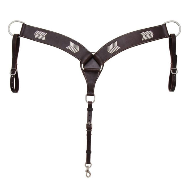 Oxbow Sonoma Roper BreastCollar with Rawhide Dk Brown