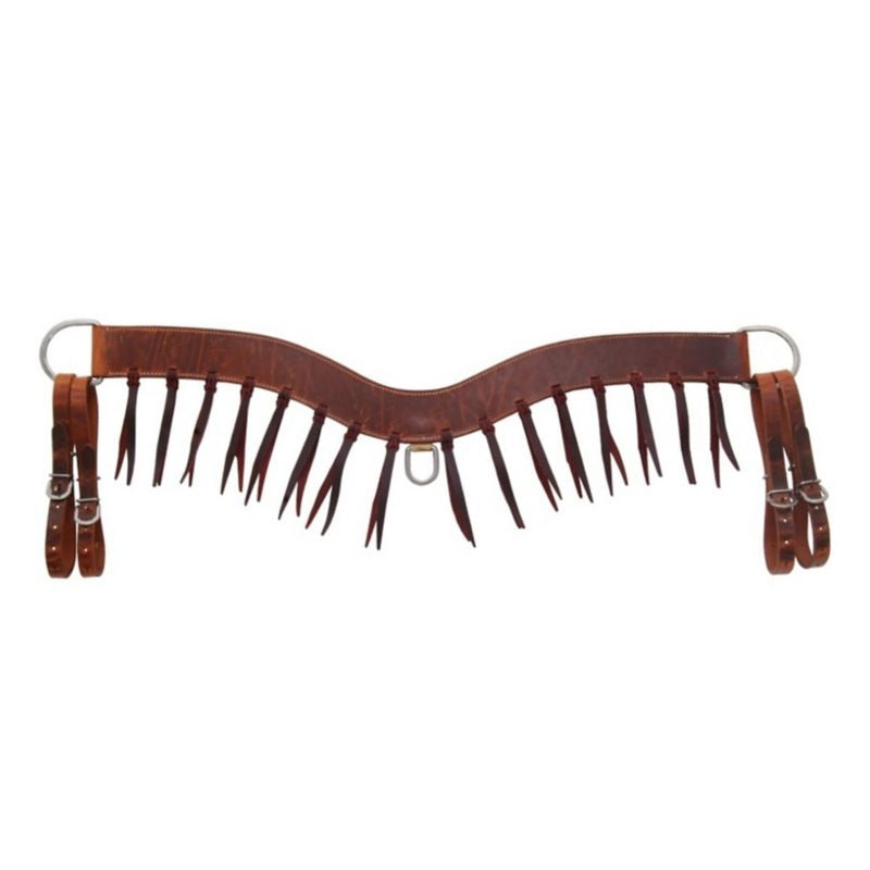 Oxbow Harness Leather 2.5In Tripper with Latigo Brown