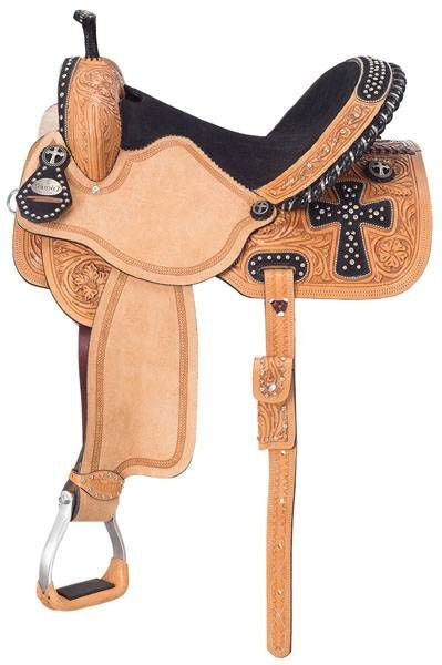 Silver Royal Midnight Run Barrel Saddle