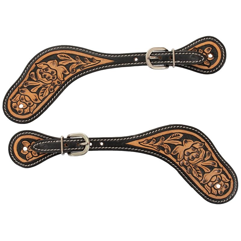Circle Y Blooming Wild Mens Spur Straps