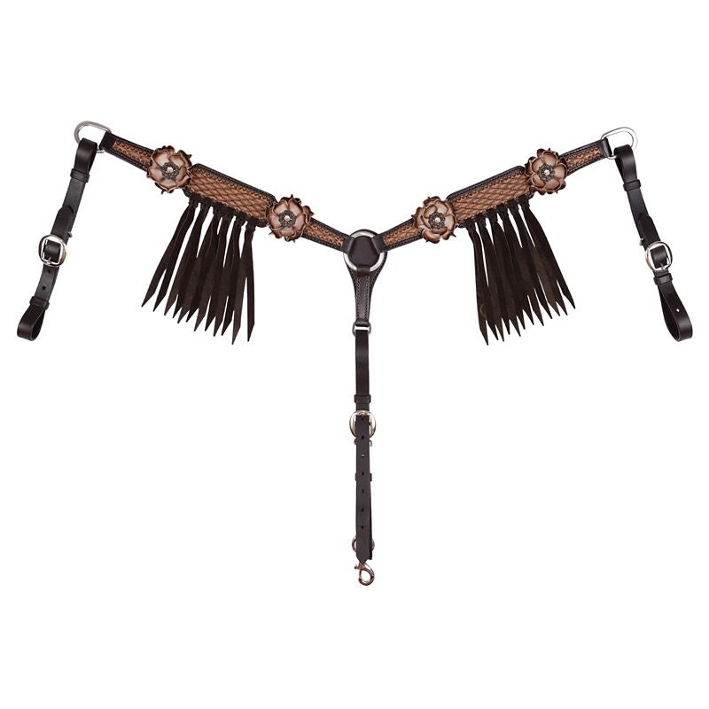Circle Y Dusty Rose Vintage Breast Collar