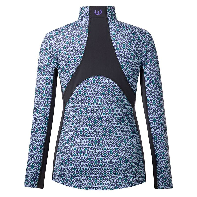 Kerrits Rail Side 1/4 Zip Print Top
