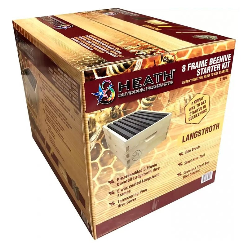 Heath Beekeeping 8 Frame Honey Beehive Super Kit