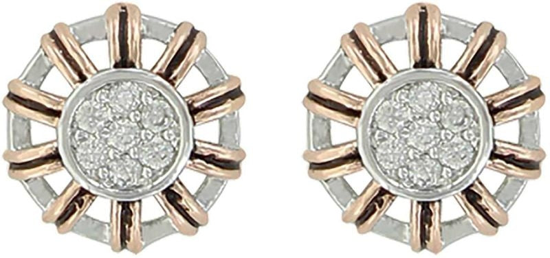Montana SS Buck Stitch Pinwheel Post Earrings