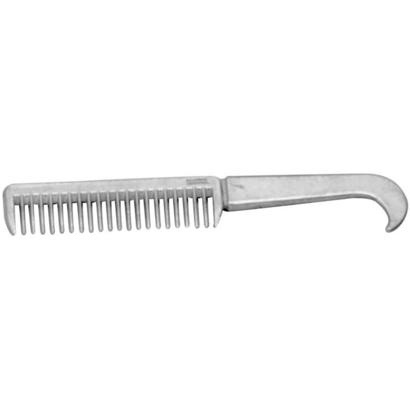 Aluminum Comb with Hoof Pick