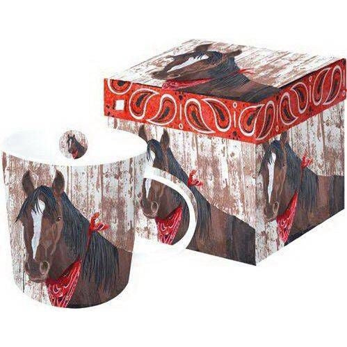 Bandana Horse Boxed Mug 13.5oz