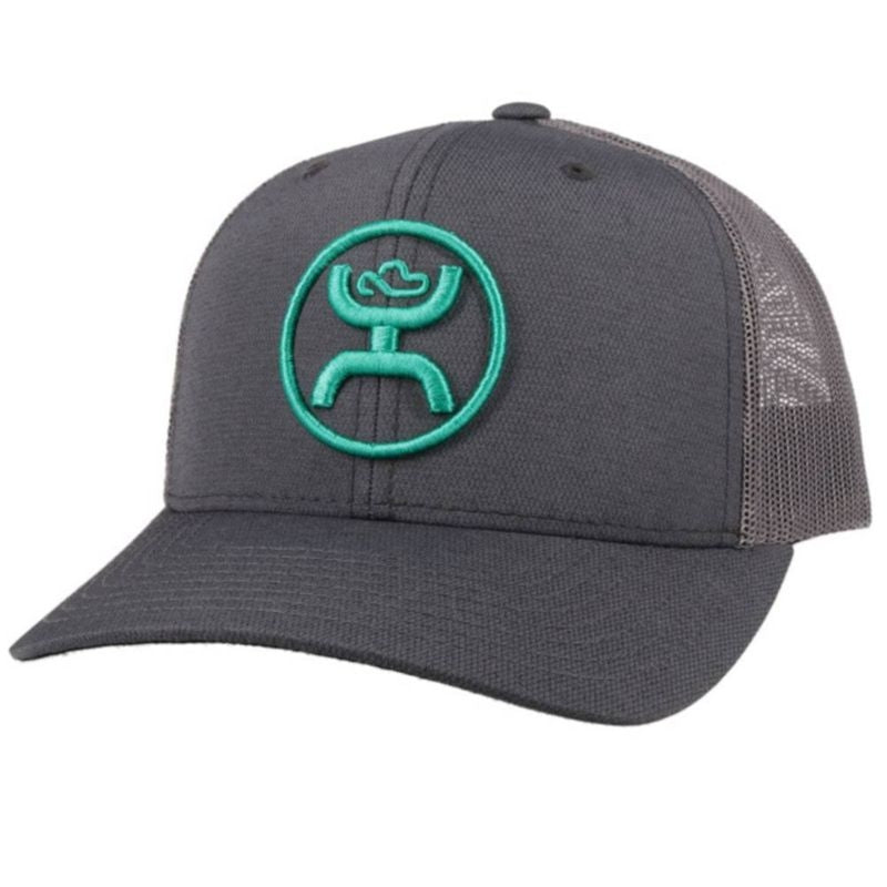 Hooey O Classic Trucker Cap with Teal Hooey Logo