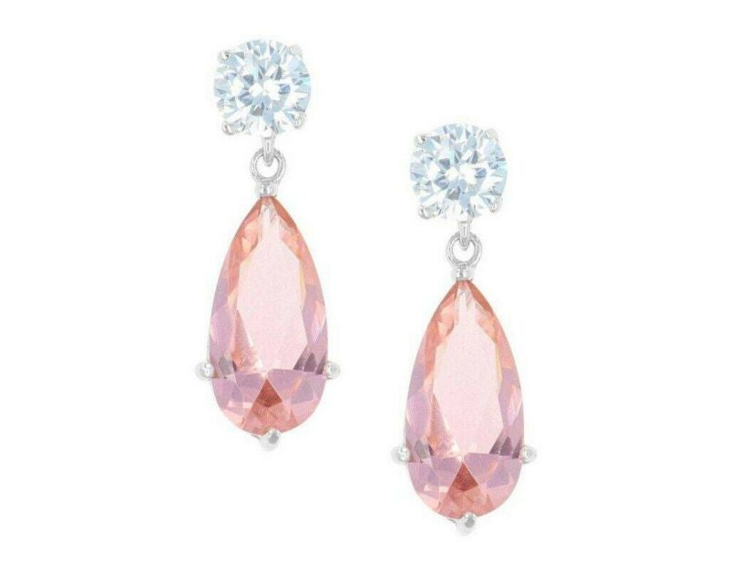 Montana Silversmiths Glamour Morganite Earrings