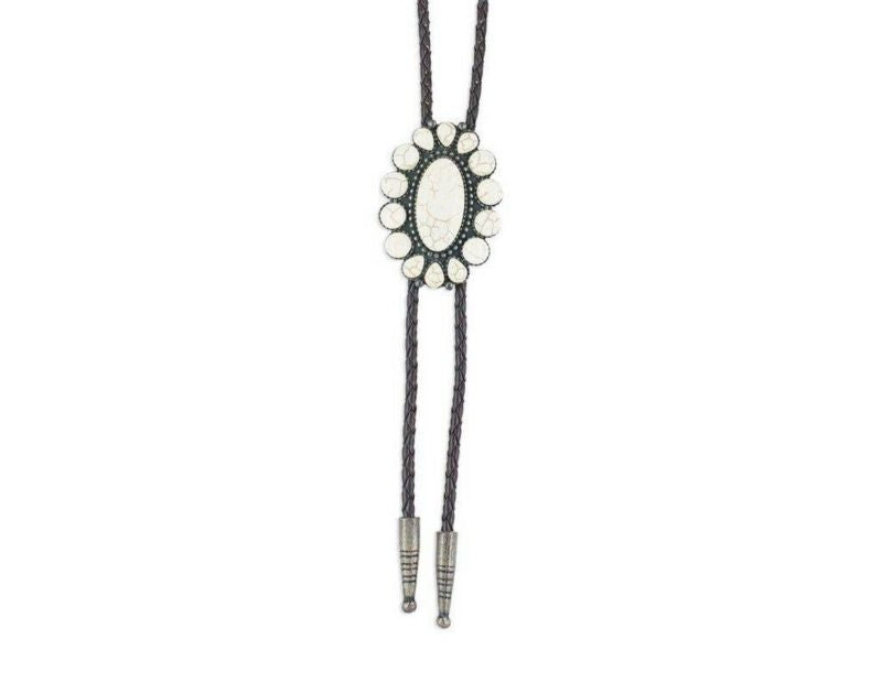 Montana Silversmiths Moonflower Attitude Bolo Tie