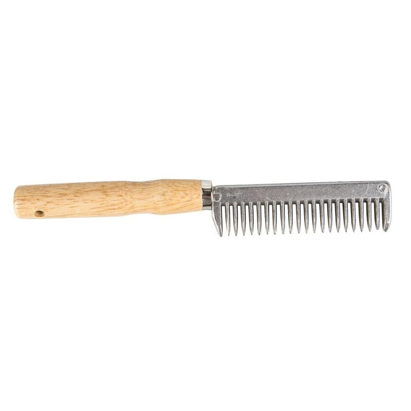 Gatsby Mane Tail Comb with Wood Handle