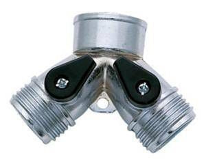 2Hose Connector with Shut Off