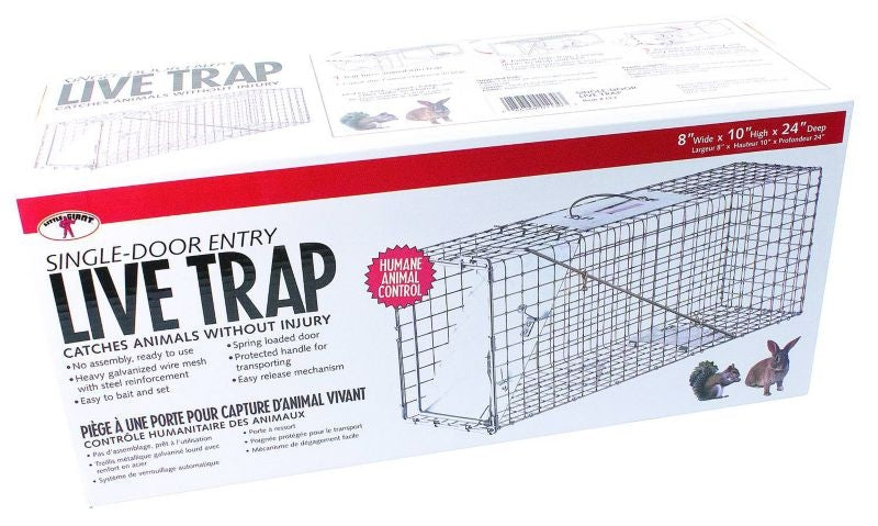 Single Door Live Trap 24 x 8 x 10