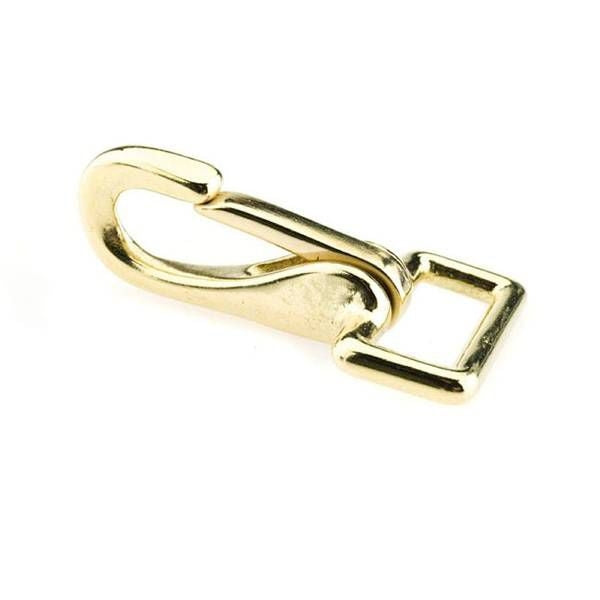 HorZe Solid Brass Square Loop Bolt Snap 1