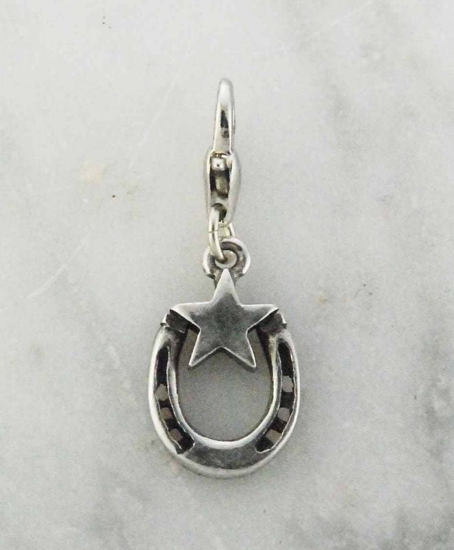 Barbary Western Horse Shoe with Star Charm