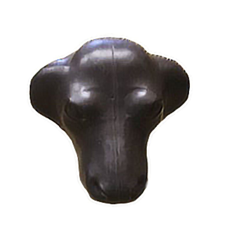 Calf Head With Hay Bale Spikes Black