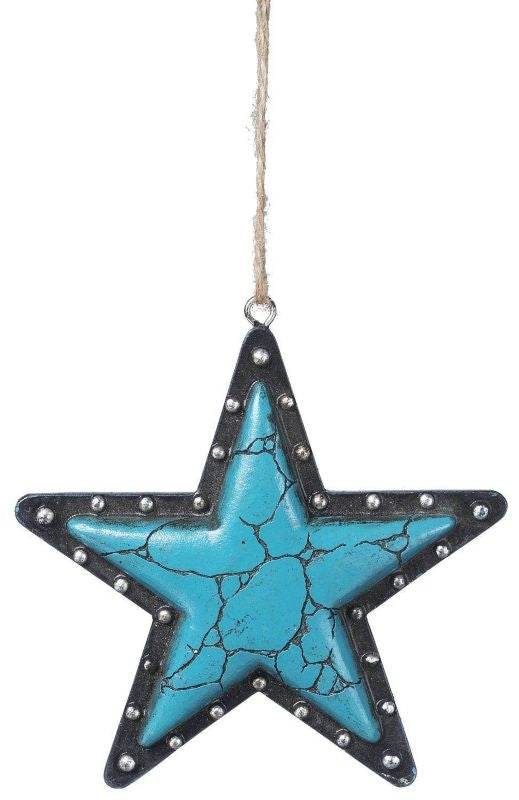 Star Nailhead Ornament Brown