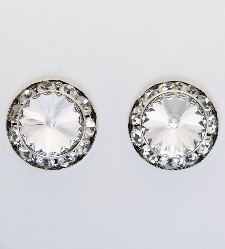 Western Edge Swarovski Rivolli Crystal Earrings