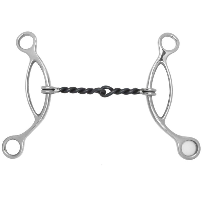 Toklat Large Twitsed SweetIron H Gag Snaffle Bit 5