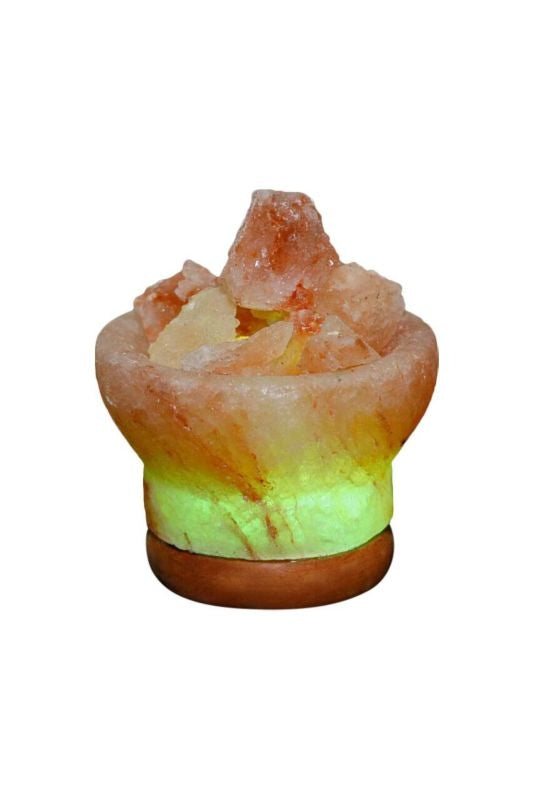 Himalayan Rock Salt Mini Fire Bowl Lamp
