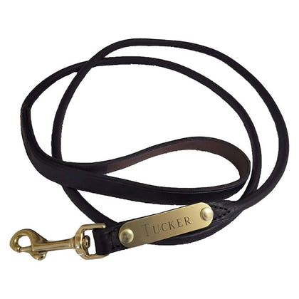 Ozark Personalized Leather Dog Leash