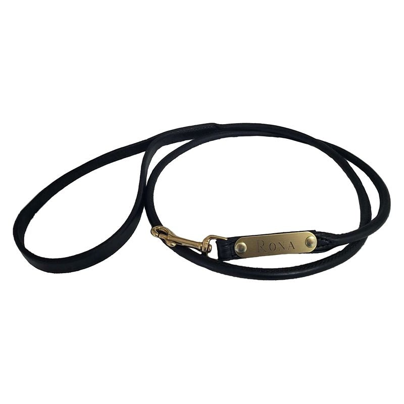 Ozark Personalized Leather Dog Leash