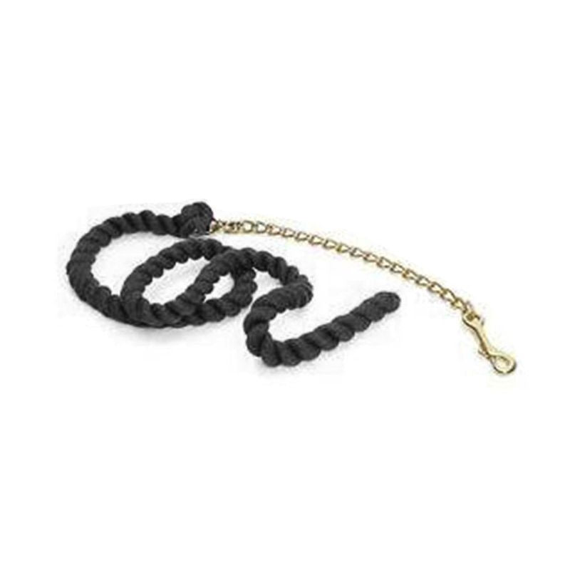 Shires Cotton Lead Rope with 24in Chain