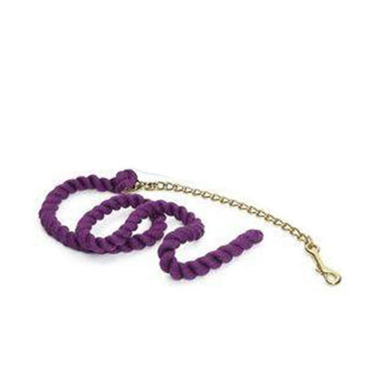Shires Cotton Lead Rope with 24in Chain