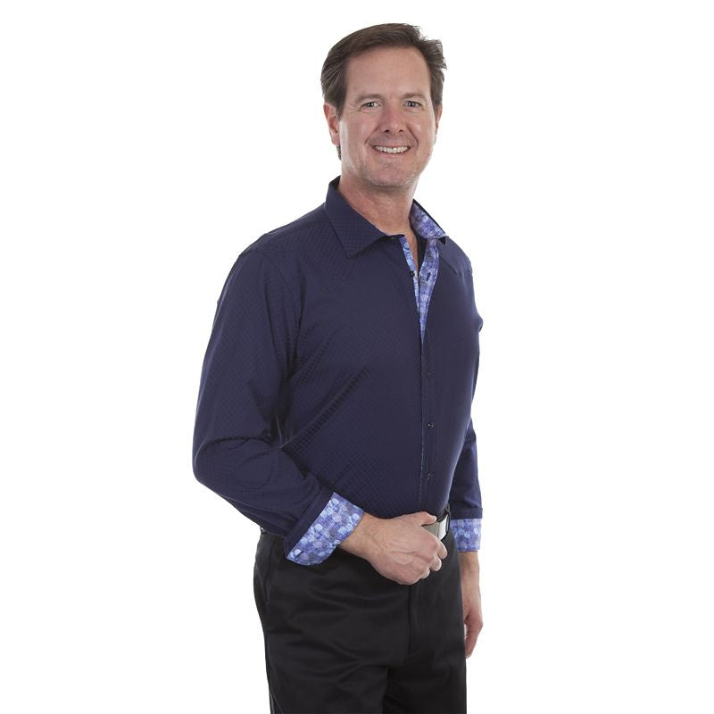 Scully Mens Long Sleeve Top Shelf Collection Shirt
