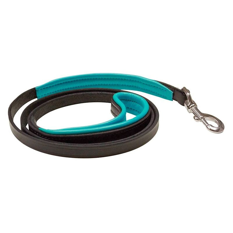 Perri's Slim Padded Leather Dog Leash 5' x 1/2 Hav