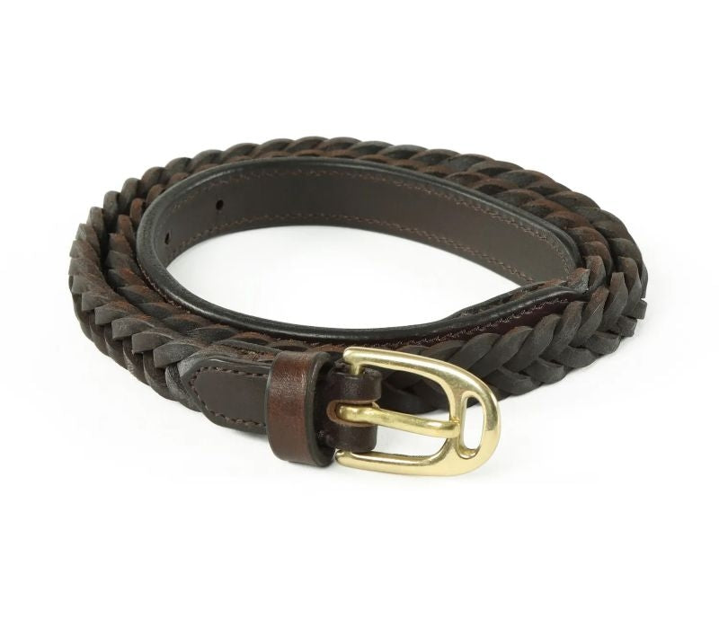 Shires Aubrion Plaited Leather Belt