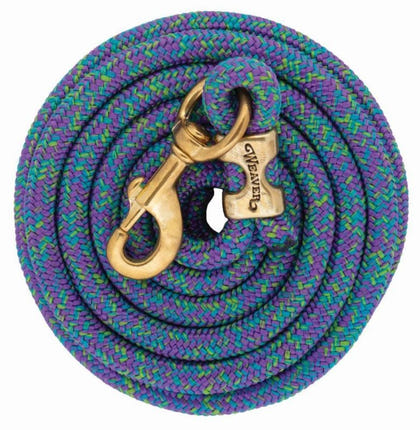 Weaver Poly Lead Rope with Brass Snap 10Ft