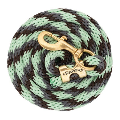 Weaver Poly Lead Rope with Brass Snap 10Ft