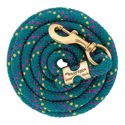 Weaver Poly Lead Rope with Brass Snap 10Ft
