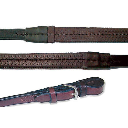 Nunn Finer Rubber Reins 5/8 5/8in x 30in Blk