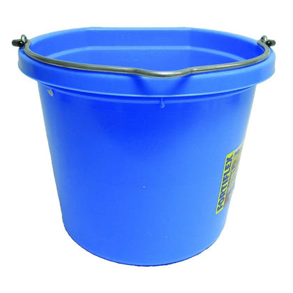 Flat Back Bucket Fb-120 20qt Blue