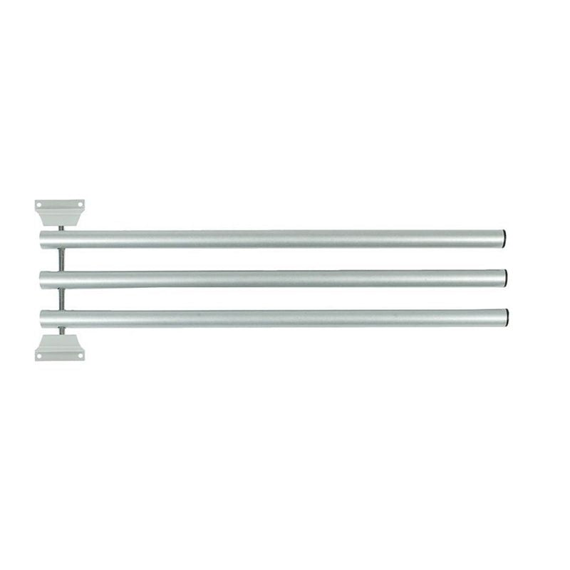 HorZe Wall Blanket Rack Silver