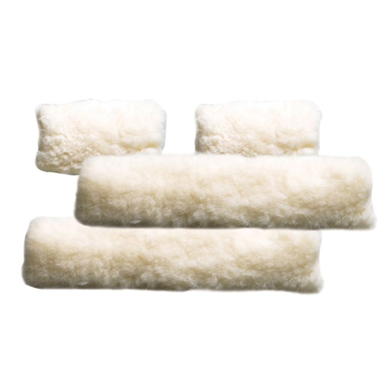 Perris 4 Piece Natural Sheepskin Halter Cover