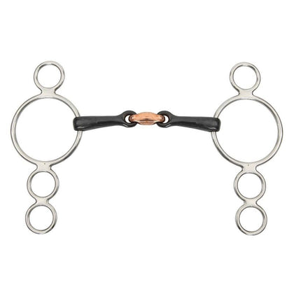 Shires Three Ring Sweet Iron Dutch Gag Bit
