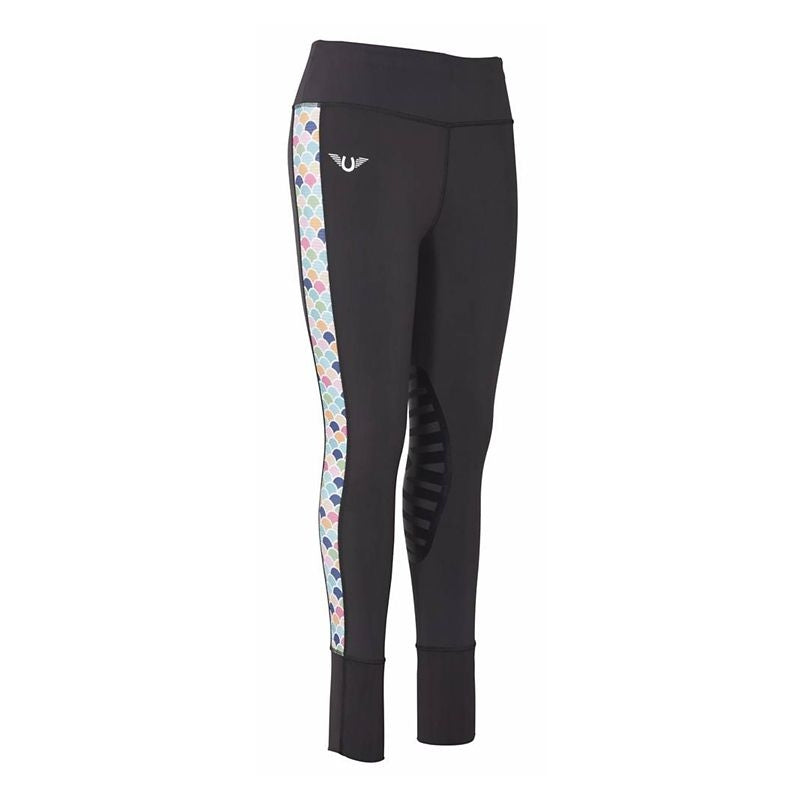 Tuffrider Ladies Iris Equicool Tights Large Brn