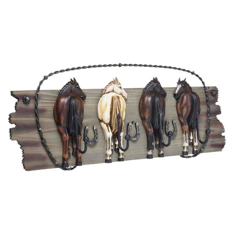 Tough1 Western Themed 4 Hook Racks