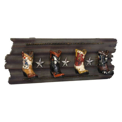 Tough1 Western Themed 4 Hook Racks