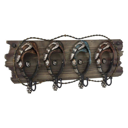 Tough1 Western Themed 4 Hook Racks
