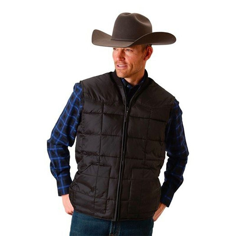 Roper Mens Rangegear Down Vest LG Black